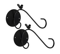 BESTonZON 2 Pezzi Gancio per Piante Vintage Supporti Decorativi per Fioriere e Mangivivande per Balcone e Resistente e Antiruggine