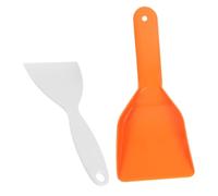 BESTonZON 2 pezzi Ghiaccio Resistenti in PP Versatili e Leggere Raschietti per Frigorifero e Congelatore Spatole Antighiaccio con Bordi Lisci Strumenti Pratici