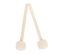 BESTonZON 2 Pezzi In Di Lana Accessorio Per Strumenti A Percussione Rullante Tamburo Di Legno Martello Bacchette Per Tamburo Per Grancassa Durevole Per