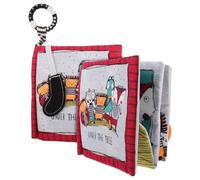 BESTonZON 2 Pezzi Libro in Tessuto per Libro Educativo Infantile Resistente allo Strappo Tessuti Colorati e Tattili per Ragazzo Ragazza da Anni Stimola la Sensibilità Sensoriale e