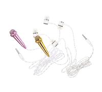 BESTonZON 2 Pezzi Mini Microfono Microfono Portatile Piccolo Microfono Portatile Registrazione Microfono Del Telefono Microfono Per Canto Per Il Telefono Microfono Cablato Piccolo Microfono