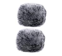 BESTonZON 2 Pezzi Peluche Copertura Del Microfono Manica Del Microfono Protezioni Microfono Ktv Canto Accessori Microfono Copertura In Peluche Peluche Coperture Per Microfono Copertura