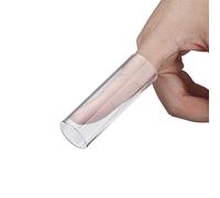 BESTonZON 2 Pezzi Slide per Chitarra Acustica Glass Bottleneck Standard Guitar Slide Slider in Delicato sulla Pelle
