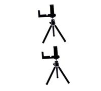 BESTonZON 2 Pezzi Supporto Per Telefono Cellulare Selfie Stick Treppiede Cavalletto Per Telefono Cellulare Treppiede Per Telefono Cellulare Treppiede Selfie Stand Staffa In Metallo Supporto