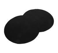 BESTonZON 2 Pezzi Tappetini Barbecue Circolari in PTFE Riutilizzabili Antiaderenti e Resistenti al Temperatura Proteggi Pavimento per Grigliate all’Aperto e Esterni 40cm 2pcs