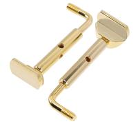 BESTonZON 2 pezzi Viti per Mentoniera in Ottone Resistenti e Antiruggine per Strumenti ad Arco e Fissaggio Sicuro per Supporto Comfort e Stabilità Durante Esibizione