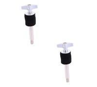 BESTonZON 2 Pz accessori per tamburo supporto in metallo vite del piatto mini accessori per la sostituzione dei piatti impilatore di piatti forniture di fusti batteria staffa di sospensione