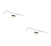 BESTonZON 2 Pz Barra Del Tremolo Parti Del a Ponte Singolo Tremolo Bilanciere Filettato Chitarra Elettrica Braccio a Ponte Singolo Tremolo Braccio Del Tremolo Barra Tremolo Silver