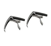 BESTonZON 2 Pz Capo Porta Plettri Per Chitarra Accessori Decorati Chitarra Accessorio Per in Argento Per Ukulele Messa a Punto Rivedere Metallo