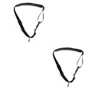 BESTonZON 2 Pz Cinturino Per Sassofono Fornitura Di Sassofono Cinghia Tenore Contralto Cordino Per Sax Tracolla Per Clarinetto Imbracatura Da Collo Per Sax Sordina Del Trombone Nastro Black