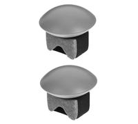 BESTonZON 2 Pz di sabbia con le dita ritmo di scuotimento delle dita agitatore per dita a tamburo africano strumenti musicali strumento musicale ukulele dito sabbia martello maraca Grey