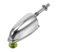 BESTonZON 2 Pz gambe del pavimento portabatterie seggiolino batteria connettore dei ganci per le orecchie connettore alette per rullante alette del tamburo sostituzione ferro da stiro Silver