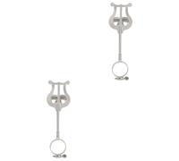 BESTonZON 2 Pz leggio per clarinetto strumento musicale staffa supporto a morsetto per lira sax morsetto per libri di musica strumenti musicali porta spartiti musicali clip porta spartiti