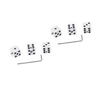 BESTonZON 2 Pz Manopole Dell'amplificatore Di Controllo Chitarra Pedale Effetto Amplificatore Manopola Del Potenziometro Pulsante Del Pianoforte Bianca Completamente Chiuso