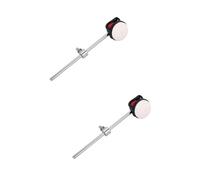 BESTonZON 2 Pz Martello Basso Accessori Per Batteria Battitori Di Feltro Tamburo Sciamanico Martello Di Schiuma Bacchette Per Timpani Di Feltro Morbido Bianca Martello a Percussione