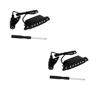 BESTonZON 2 Pz pickup per chitarra strumento musicale acoustic guitar offerta di prestazioni pickup per basso elettrico bassi Cacciavite strumenti musicali pickup per la buca della chitarra