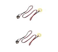 BESTonZON 2 Pz Pickup Piezo Singolo Pickup Per Chitarra Personalizzati Mini Fiaschetta Amplificatore Precablato Per Chitarra Pickup Per Basso Pickup Del Trasduttore Ciotolina Cablaggio