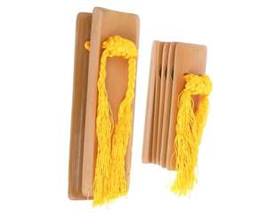 BESTonZON 2 Pz Tavola Di Bambù Allegro Oggetti Di Scena Per Performance Rap Produttori Di Suoni Tradizionali Strumenti Musicali Per Il Teatro Strumenti Musicali Culturali Corda Di Cotone