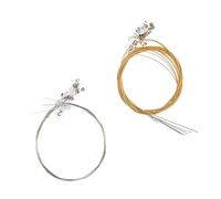 BESTonZON 2 Set accessori per strumenti luci di natale della casa delle bambole strumento musicale arpa jaw harp altoparlanti marini altoparlante parti dello strumento parti di lira scala