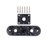 BESTonZON 2 Set copri battipenna per chitarra bass guitar chitarra elettrica pannello piastra di controllo del ponte per chitarra vuoto del freno in gomma piastra di controllo della chitarra