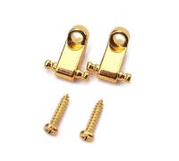 BESTonZON 2 Set Di Corde fermo del albero di montaggio per chitarra gld per chitarra con viti rulli viti a per porta vite di tallone Golden