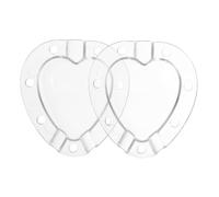 BESTonZON 2 set Stampi per Forma di in Plastica Trasparente Resistenti al Calore per Modellare Pomodori e Ortaggi per Coltivazione e Decorazione