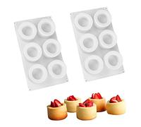 BESTonZON 2 stampi per torte 3D in silicone per budini, cioccolatini, mousse, dessert e cucina