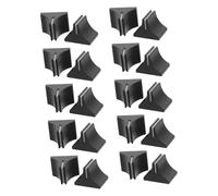 BESTonZON 20 pezzi Manopole Slider Mixer in Plastica Nera e Bianca Caps Potenziometri Compatti per Console Audio e Sound Card Ricambi Resistenti e Portatili per Mixer Audio