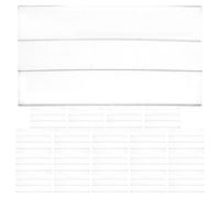 BESTonZON 20 Pezzi Porta Etichette Trasparente Autoadesivo in Acrilico 5X8 CM, Mini Portacartello per Prezzi da Scaffale, Supporto Compatto per Esposizione Alimenti e Negozi al Dettaglio,