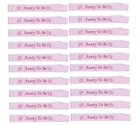 BESTonZON 20 Pz Cinghie Per Doccia Per Bambini Cintura Di Galateo Per Bambini Decorazione Per Feste Per Bambini Zia Da Fasciare Forniture Di Etichetta Fasce Per Feste Per Bambini Rosa Stoffa