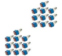 BESTonZON 20 Pz pedale effetti per chitarra Piede stomp a 9 piedini pedaliera per chitarra estrarre la custodia delle chiavi effettore pulsante di accensione interruttore a pedale Picchi