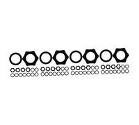 BESTonZON 20 Set Microfono Skid Microfoni Ad Anello Microfono In Gomma Anelli Accessori Per Microfono Microfono Anelli Cordless Microfono Anelli Accessori Per Microfono Coda Luminosa Della