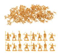 BESTonZON 200 pezzi di soldati medievali in miniatura: piccoli soldatini giocattolo, action figure, modelli da tavolo, miniature, soldatini medievali per giochi di ruolo e creazione di storie