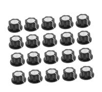 BESTonZON 20pezzi Manopole Di Controllo Potenziometro Pz Inserto Albero Manopola Controllo Volume Bachelite Nucleo Rame Interno Anticorrosivo Dispositivo Audio Rotante Facile Installare Resi