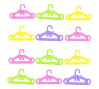 BESTonZON 20pezzi Mini Appendiabiti Per Vestiti Di Bambole Supporti Per Vestiti in Miniatura Grucce Per Casetta Da Gioco Organizzatori Di Bambole Accessori Per Stanza