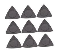 BESTonZON 20pezzi Plettri Per Chitarra Folk Abs Plettri Triangolari Antiscivolo Nero Da Spessori Variabili Per Musicisti Professionisti