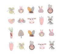 BESTonZON 24 Pcs Copricapo Accessori Festival Forcine Copricapo Materiale Forcelle Fai Da Te Clip Di Per Adulti Kid Tornante Fai Da Te Fiore Clip Di Fai Da Te Materiale Clip