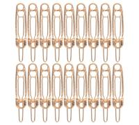 BESTonZON 24 Pezzi Fermagli per Chioma Confortevoli senza Segni Eleganti e Semplici in Lega Oro Adatti per Acconciature Casual per Donne