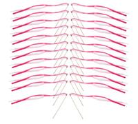 BESTonZON 25 Pezzi Bacchette da Festa con Nastro in Decorativi Eleganti per Matrimoni Compleanni e Celebrazioni con Effetto Visivo Raffinato