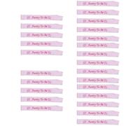 BESTonZON 25 Pezzi Cinghie Per Baby Shower Contenitori Da Cucina E Contenitori Cintura Per Etichetta Di Compleanno Del Bambino Forniture Per Etichetta Per Bambini Cintura Da Sposa Zia Per