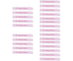 BESTonZON 25 Pezzi Cinghie Per Baby Shower Contenitori Da Cucina E Contenitori Cintura Per Etichetta Di Compleanno Del Bambino Forniture Per Etichetta Per Bambini Cintura Da Sposa Zia Per