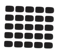 BESTonZON 25 Pz Custodia Per Microfono Lavalier Filtro Pop Copertura Per Microfono in Schiuma Sm7b Braccio Del Microfono Copertura Per Microfono Da Scollatura Mini Microfono Black Spugna