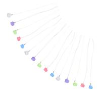 BESTonZON 25pezzi Scatola per Dentini da Latte per Bambine Contenitore in Plastica per Ricordi dei Denti Persi Custodia Porta-denti Cordino per Ragazzo Ragazza Ragazza e Ragazzo