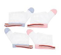 BESTonZON 2paia Guanti Guanti Protettivi Per Ragazzo Ragazza Ragazza Anti-ciuccio Anti-succhiamento Regolabili Per Ragazzo Prevenzione Morso e Graffi Misura Con Design Puntini Colorati