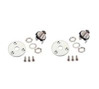 BESTonZON 2Pcs Chitarra Spina Jack Chitarra Piastra Jack Parti Di Elettrica Piastra Accessorio Presa a Di Uscita Presa a Di Uscita