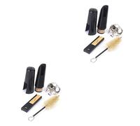 BESTonZON 2Pcs Clarinetto Clarinetto Bolwtorch Bocchino Per Sassofono Legatura Bocchino Per Sassofono Kit Clarinetto Legatura Bocchino Per Clarinetto Clarinetto Spazzola Di Pulizia