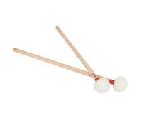 BESTonZON 2pezzi Bacchette per Batteria Testa in Feltro Due Manico in Legno Bacchette per Percussioni Strumenti Percussione Professionali