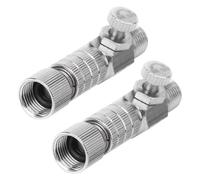 BESTonZON 2pezzi Connettore Sgancio Rapido per Aerografo Raccordo Valvola Rapida per Aerografo Accessorio per Compressore d Aria Connettore di Controllo per Raccordo Sgancio Rapido