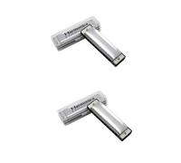 BESTonZON 2pezzi Diatonic Harmonica Inossidabile Per e Jazz Strumento Musicale Con Suono Ricco e Mellow Per Musicisti Professionisti