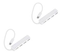 BESTonZON 2pezzi Hub Usb-c Usb Adattatore Otg Type-c Per Smartphone e Laptop Convertitore Dissipazione